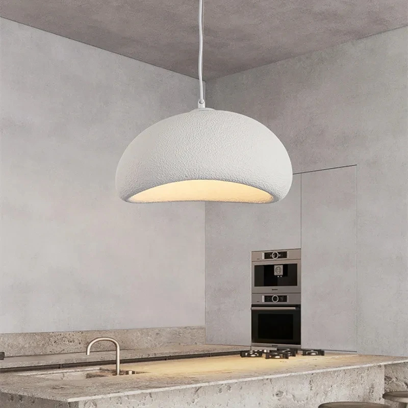 Nordycki minimalistyczny Wabi Sabi Wind E27 wisiorek led światła jadalnia Bar Loft sypialnia Home Decor żyrandol lampa wisząca oprawa