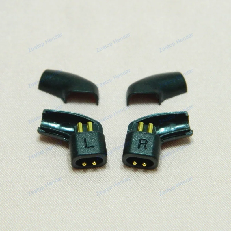 1Pair Earphone Male 2 Pin 0.75mm QDC Plug for KZ-ZS6/ZST/ZS10/ZSR