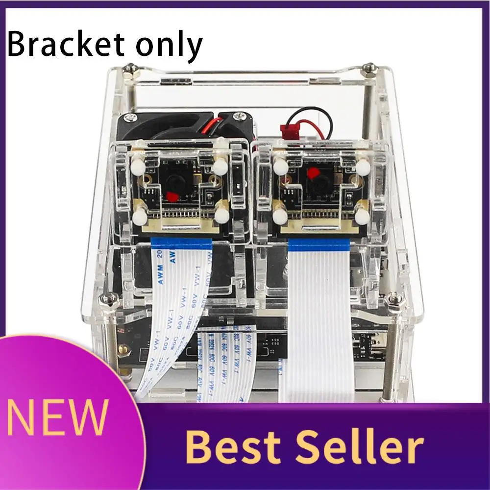 HFES используется для платы разработки Jetson Nano Shell, акриловый прозрачный защитный корпус