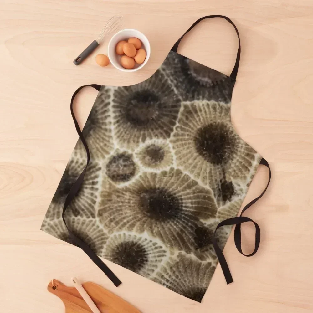 

Petoskey Stone Apron For Kitchen Kitchens Men for home useful pieces kitchen utensil Apron