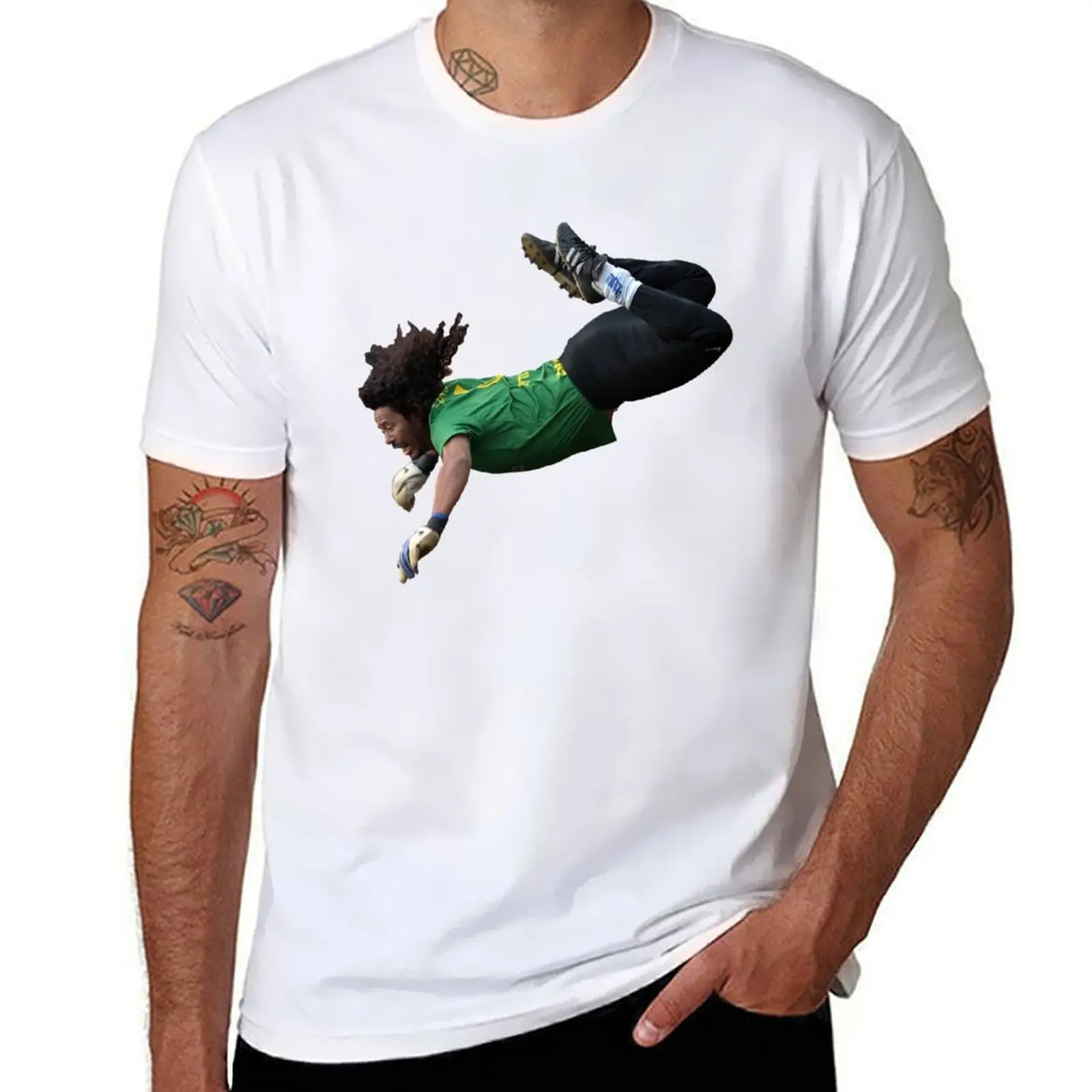 

René El Escorpión Higuita T-Shirt cotton t shirts man 100% t shirt for man T-Shirt