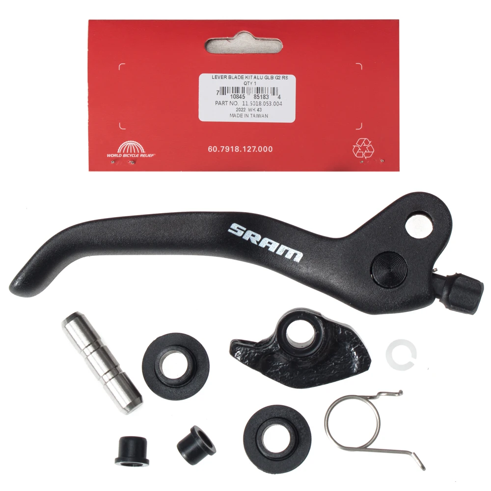 SRAM DISC BRAKE LEVER BLADE KIT - ALUMINUM GLOSS BLACK  - G2 RS  11.5018.053.004