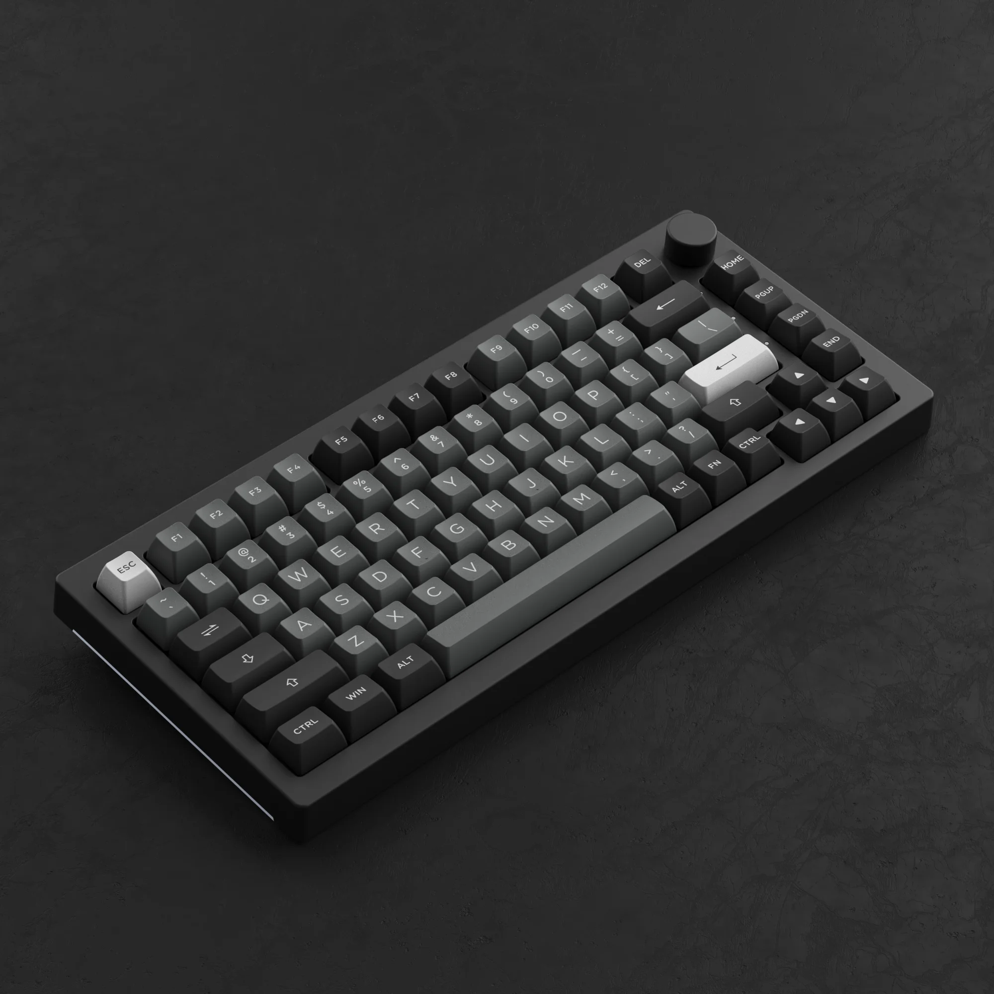 Imagem -04 - Akko 5075b Plus Preto e Prata 75 Hot Swap Multi-modes Rgb Teclado Mecânico para Jogos 2.4ghz sem Fio Usb Tipo-c Bluetooth 5.0