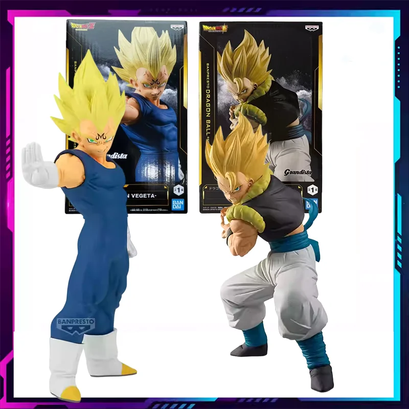 

Коллекционная фигурка Bandai Banpresto Grandista GROS Dragon Ball Z Majin Gogeta Vegeta, аниме-статуэтка, модель, игрушка, подарок для детей