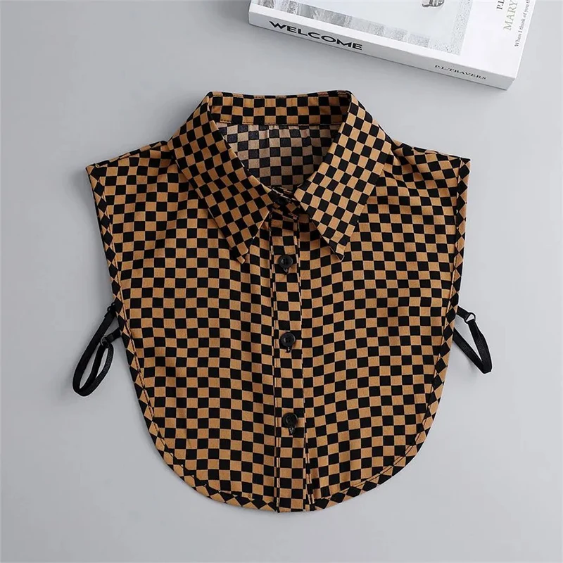 Faux col décoratif amovible pour femme, manches de chemisier, pull à col de chemise, haut à revers, accessoires de déclin