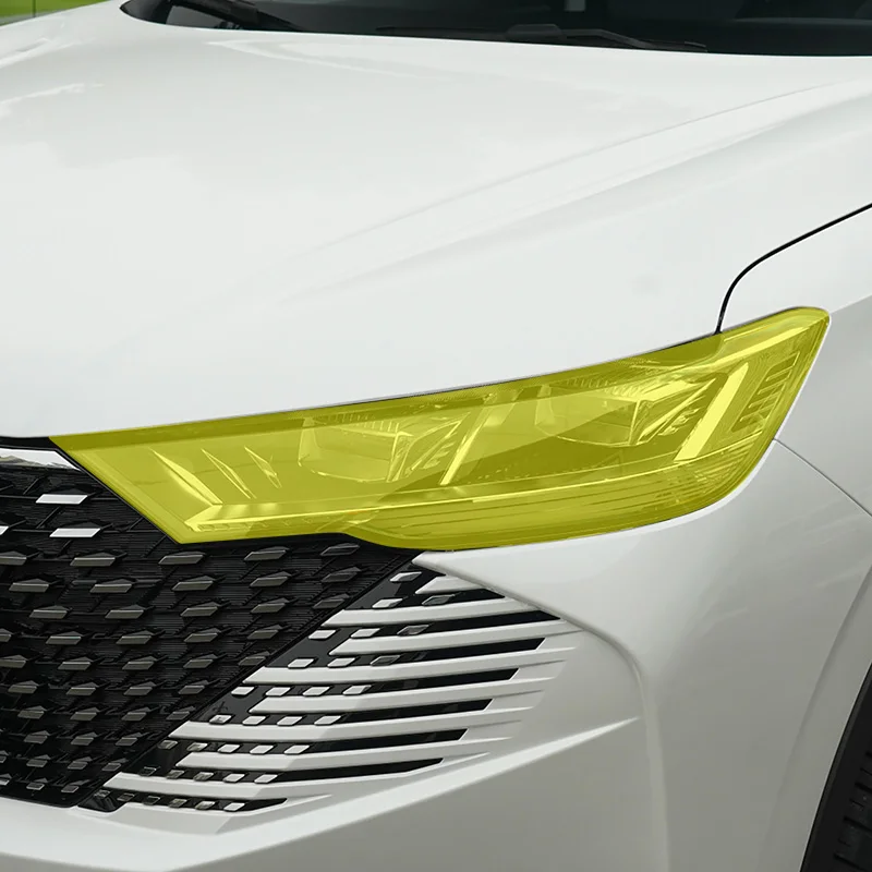 

For GWM Haval H6 2021 2024 Accessories Car Navigation Air Headlight Protective instrument Film Transparent Black TPU Sticker