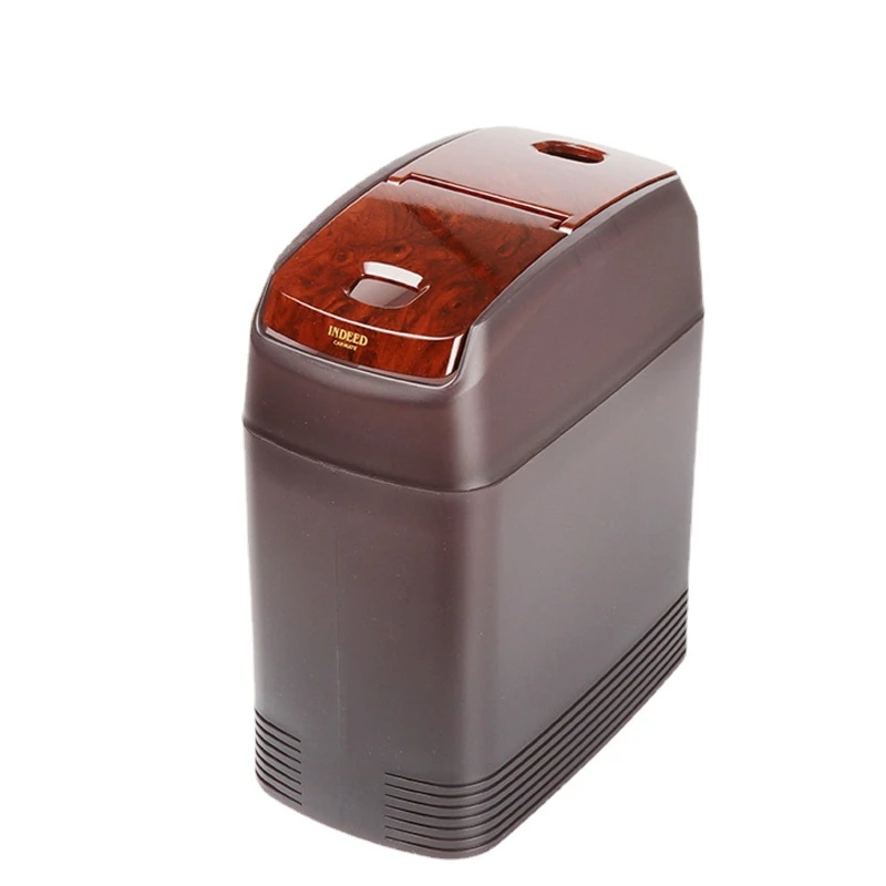 

Car Small Trash Can Elegant Narrow Cover Modern Trash Can Desktop Nordic Utilidades Domesticas House Accessories