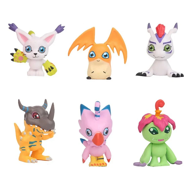 9pcs/set Anime Digital Monster Digimon Cute Action Figure Model Toys