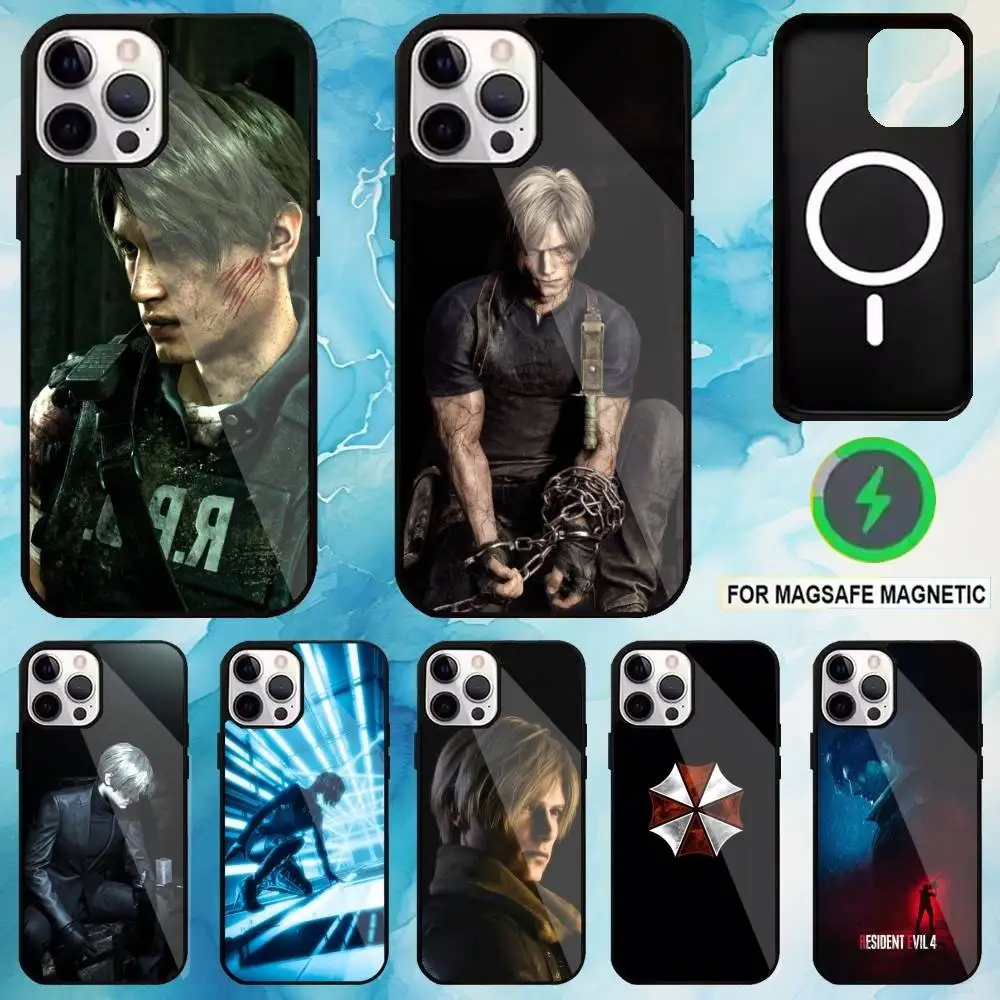 

Game R-Resident Evil Phone Case For iPhone17,16,15,14,13,12,11 Plus,Pro Max Magnetic Magsafe Wireless Charging