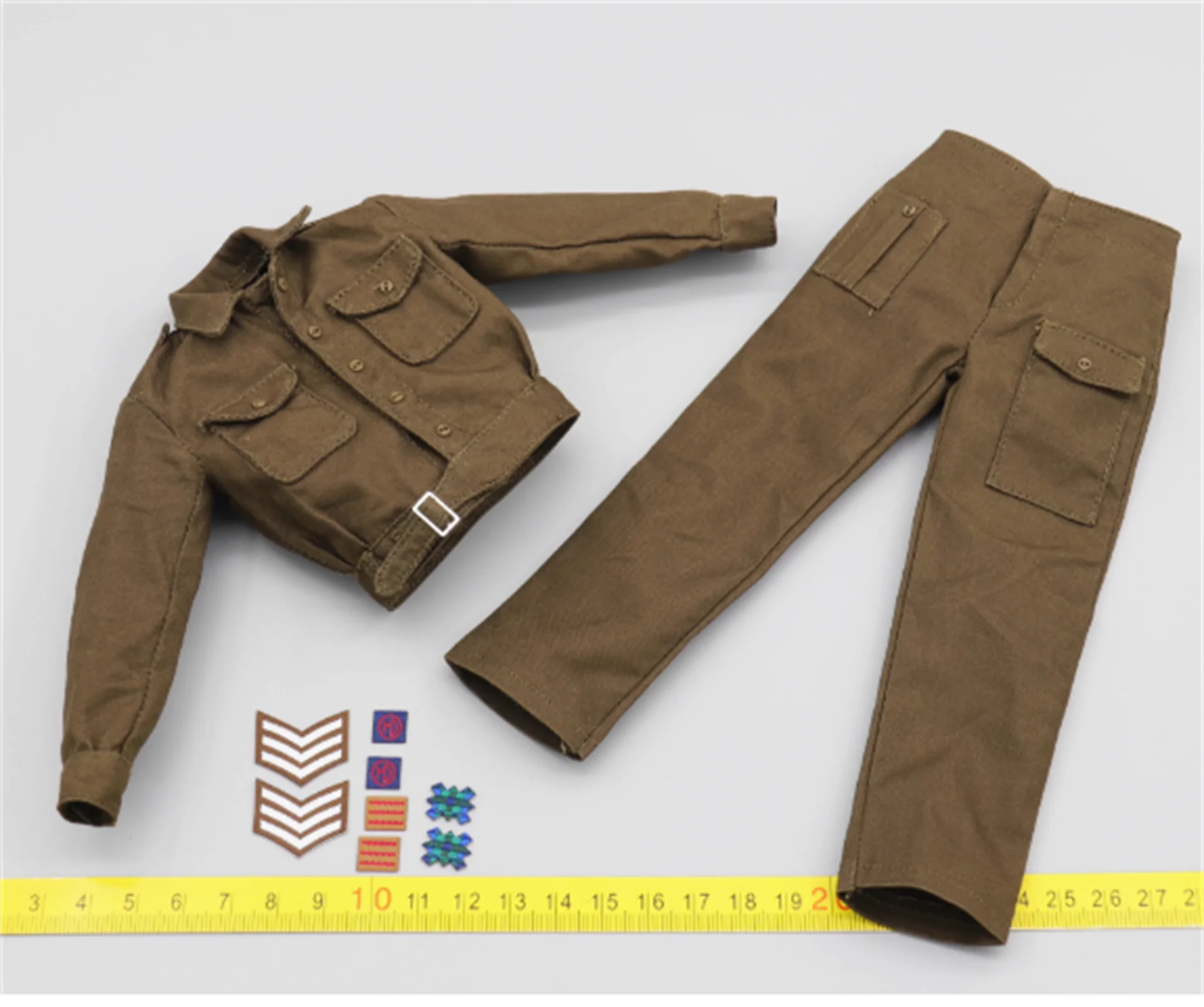 

1/6 Scale UJINDOU UD9042 1/6 51st Highland division Uniform Model pants coat Army Model 12'' FigureFor 12'' Action Figure Toys