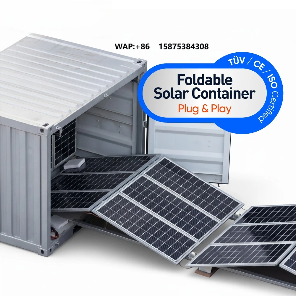 CE TUV Certified Foldable Solar Panel Container with Plug and Play System for Professional Industrial Energy Storage Solutions