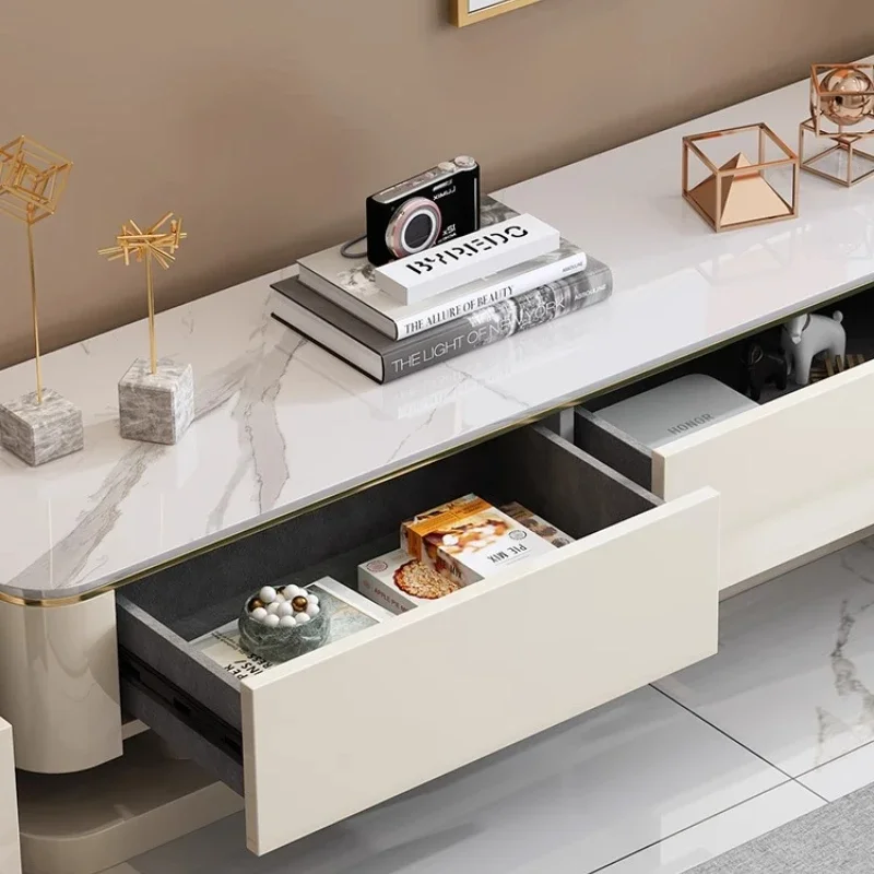 Light Luxury Designer TV Cabinet Simple Modern Living Room Nordic TV Cabinet Storage Universal Console Archivadores Furniture