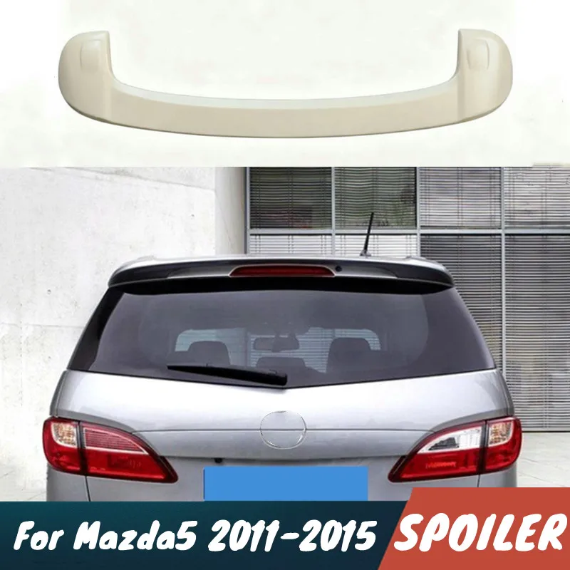 

For Mazda 5 2011-2015 High Quality ABS Plastic Car Rear Trunk Lid Roof Spoiler Wings Body Kit Exterio Tuning Accessories