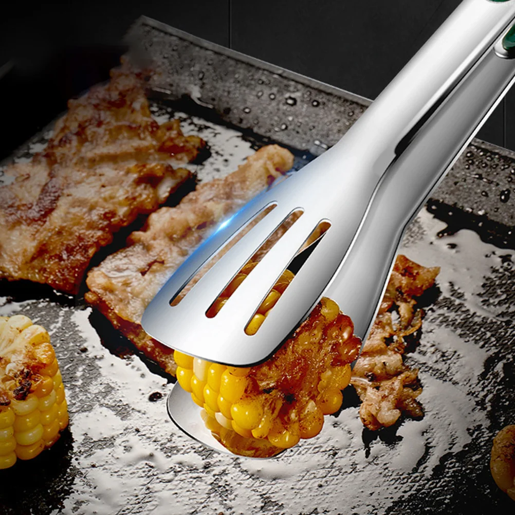 

Stainless Steel Food Tongs Anti-Scalding Multi-Function Grill Tong For Outdoor Barbecue Cooking Kitchen Use Portable Bbq