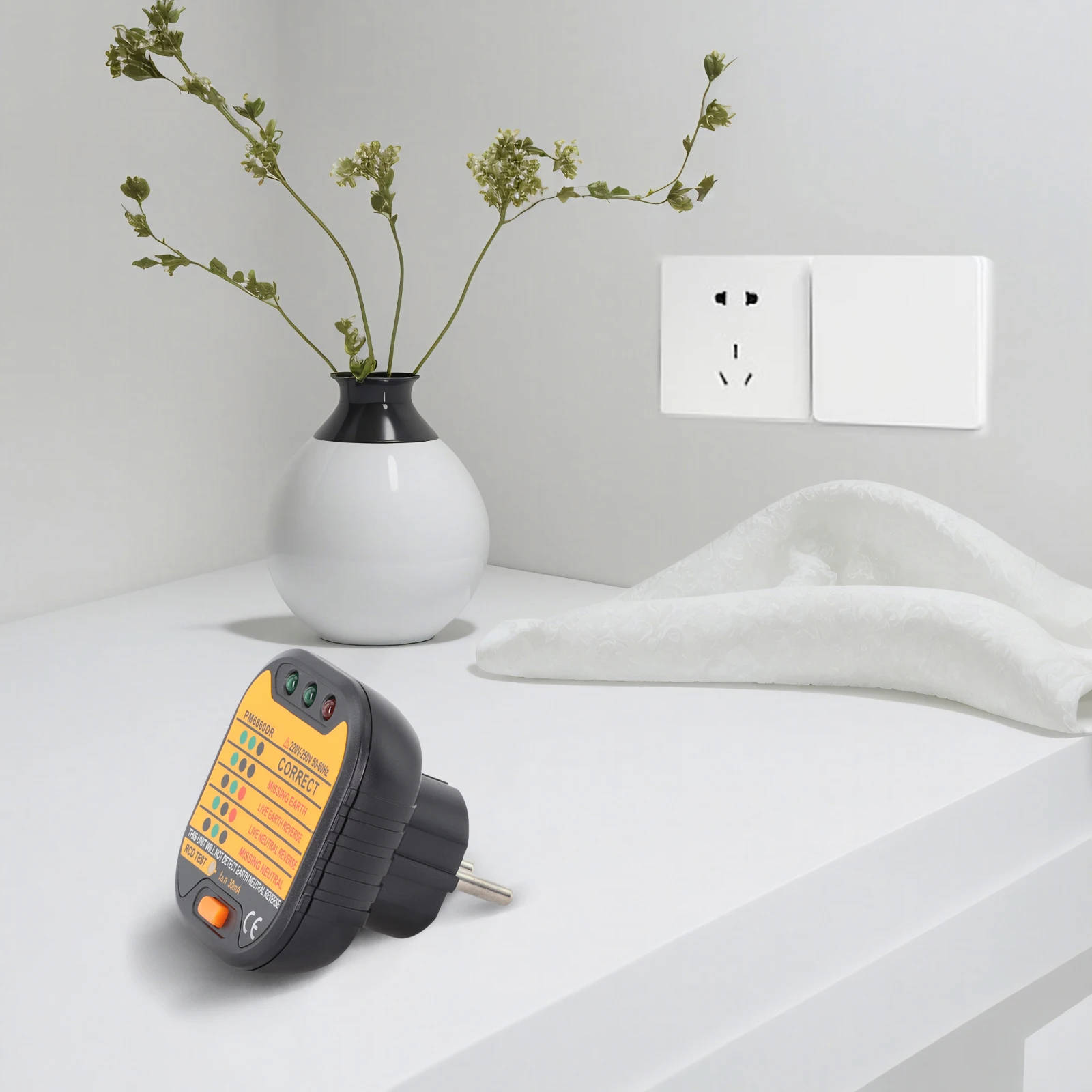 For AU Regulations Circuit Polarity Detector For Electrical Troubleshooting Clear Display Of Socket Line Status