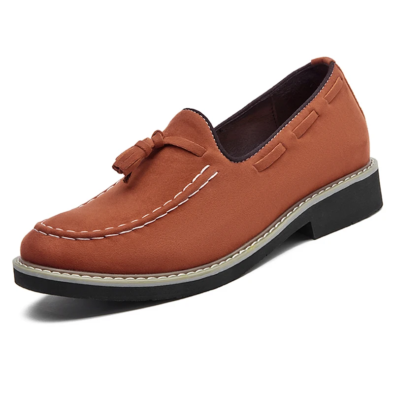 

High Quality Men Leather Shoes Height-increasing Casual Business Shoes Men Classic Men's Office Dress Shoes Trend Formal Loafers
