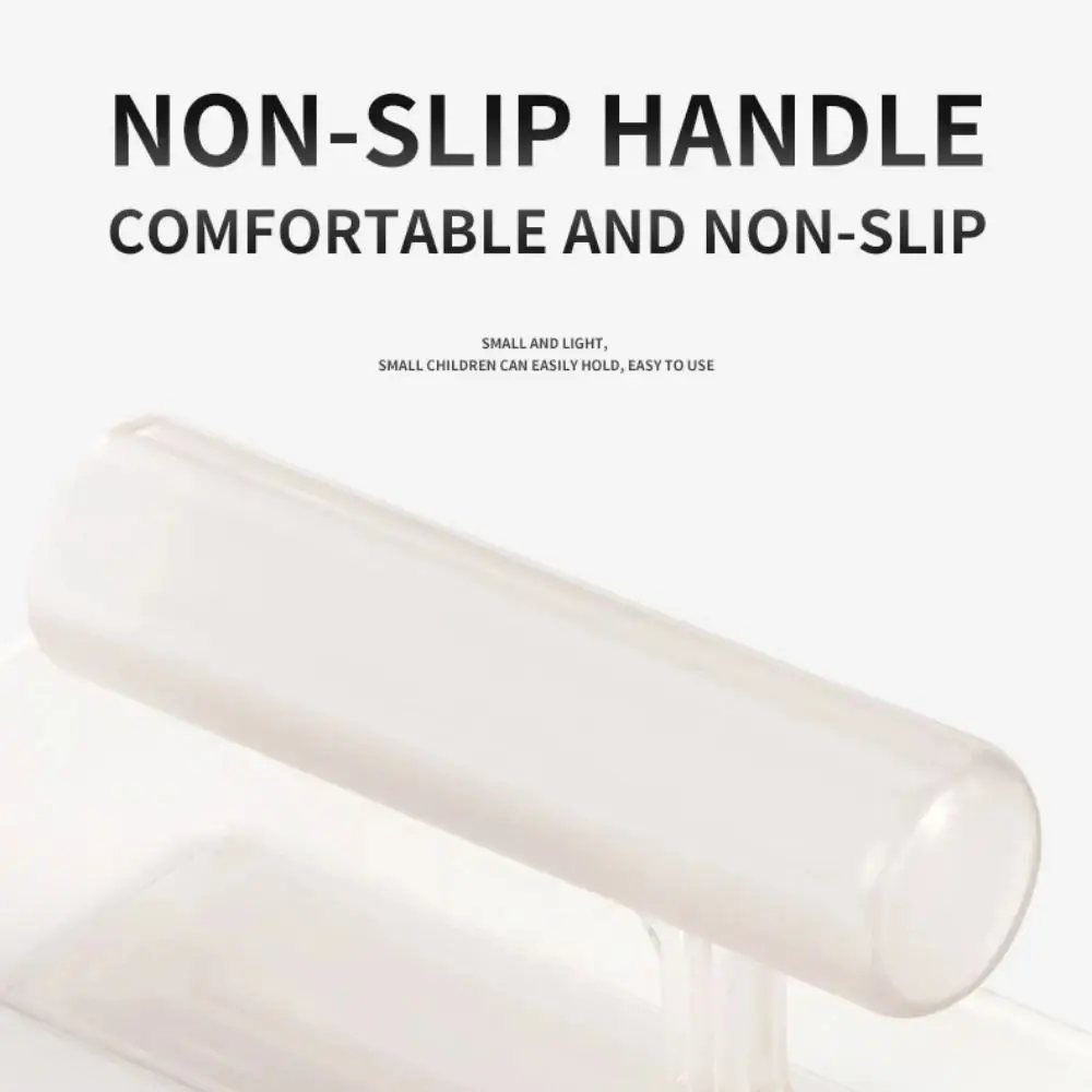 Spatola per intonaco trasparente durevole Manico antiscivolo in plastica Strumenti da parete per intonacare Spalmatore per cazzuola Architettura di fabbrica