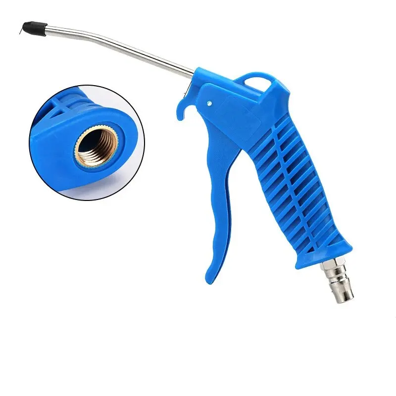 Pneumatic Hardware Tool Dust Removal Gun Blowing Air Soot Blowing Gun Air Pump Extended Nozzles High Pressure Dust Blowing Tool