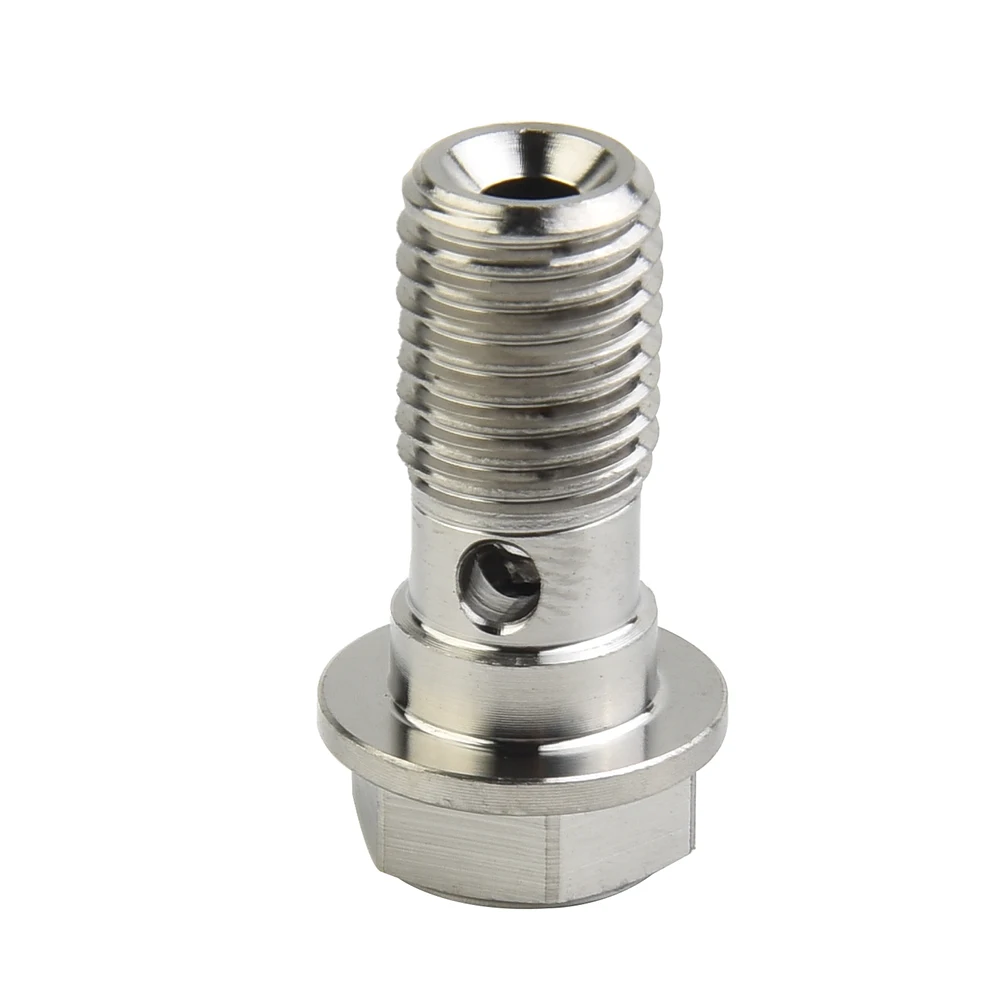 M10 x 1 25 For Stainless Steel Bolt 27 3mm Total Length for Honda For Kawasaki Hydraulic Brake Line Compatibility