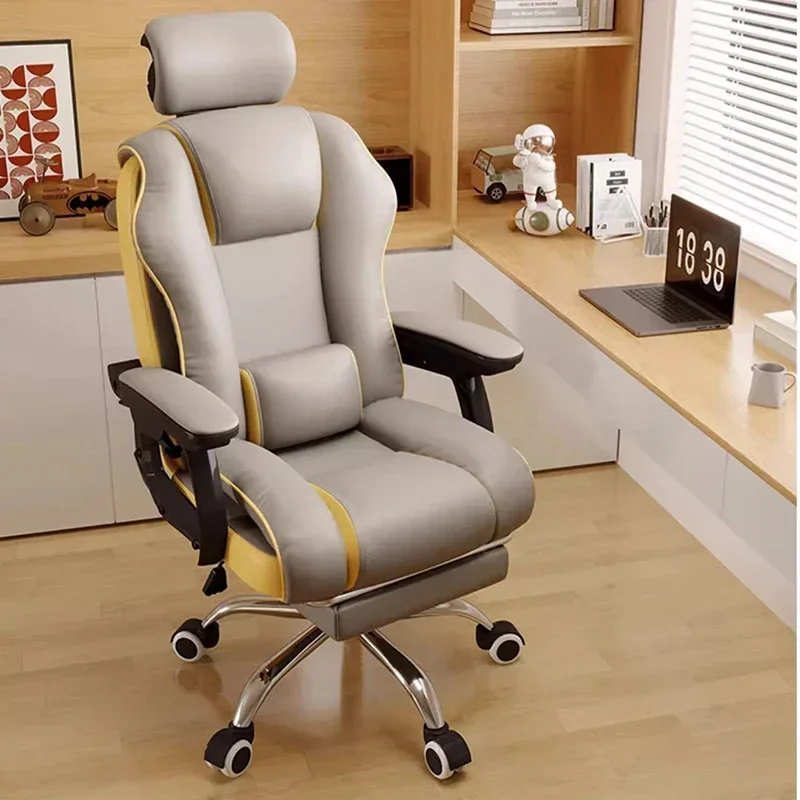 Girl Pink Gamer Chair Computer Home Swivel Youth Leisure Salon Office Chair Beauty Foot Rest Sillas De Oficina Office Furniture