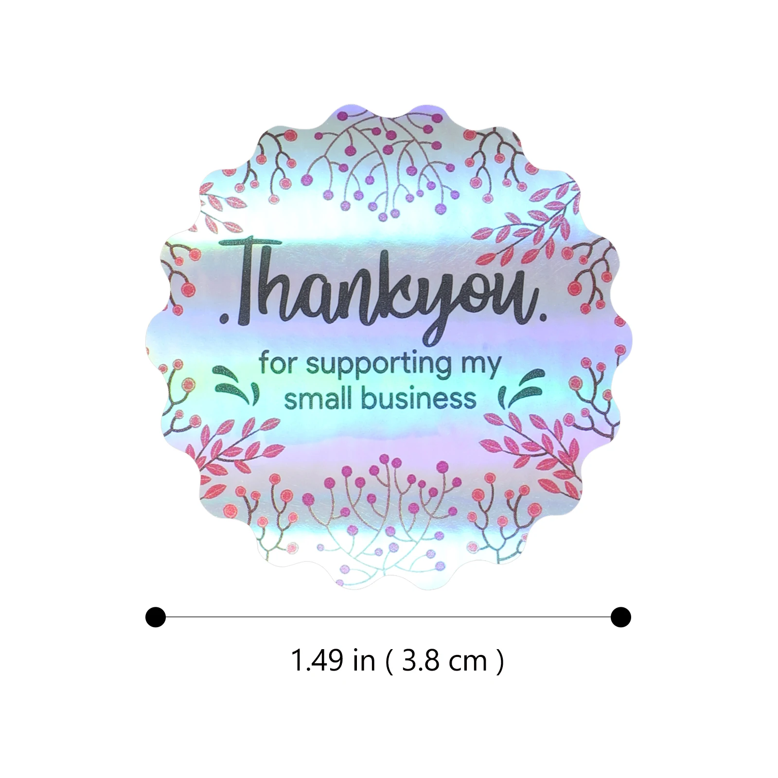 1pcs Rainbow Thank You Stickers 3 8cm Self Adhesive Sealing Labels for Gift Food Bag Packaging