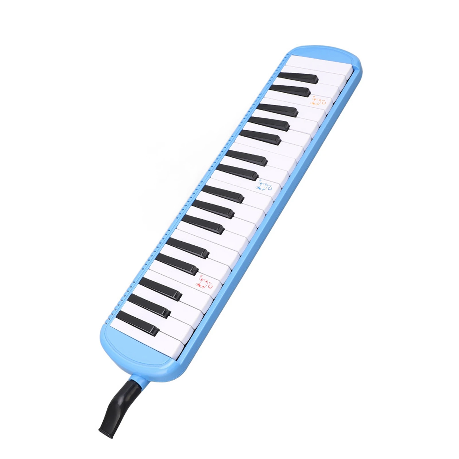 ميلوديكا 37 مفتاح آلة موسيقية الرياح الأزرق الراتنج الجسم قاعدة من الاستانلس ستيل الفوسفور البرونزية القصب مع حقيبة القماش دليل المستخدم #5