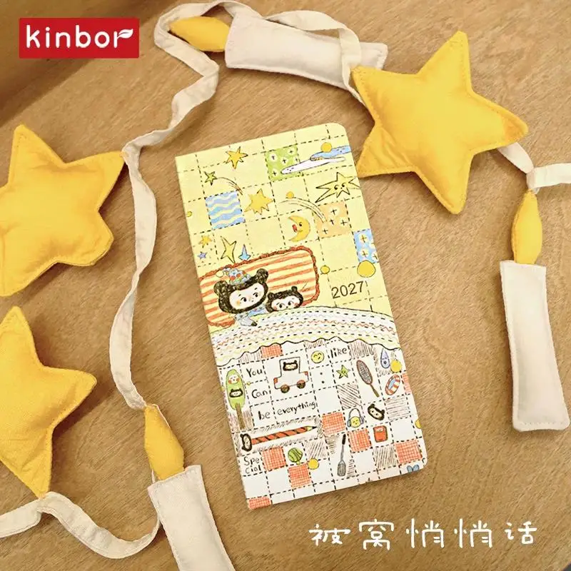 Kinbor Tygodniowy Planer Notatnik Agenda 2027 120 Kartek Planer 52g Papier Bachuan Dzienniki Notatnik z Listą Zadań Kawaii Artykuły Papiernicze — zdjęcie produktu 3