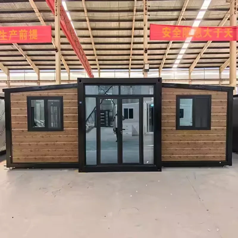 20FT Container House Villa Readymade Prefab Home Steel Structure Prefabricated House 2 Bedrooms Stacked Container Homes