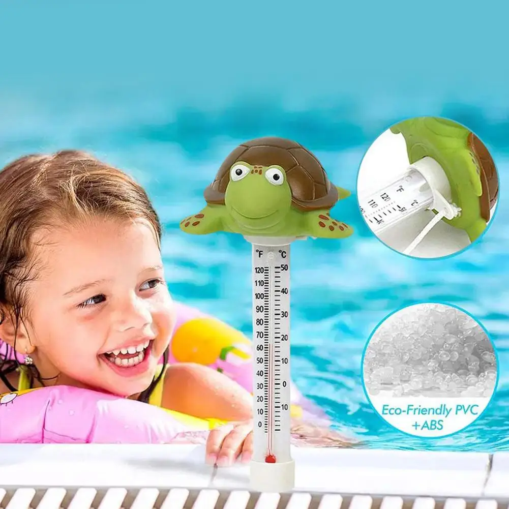 Floating Pool Thermometer Water Thermometer Pool Temp Floater With String Shatter-resistant Bath Thermometer For Tub T9y1