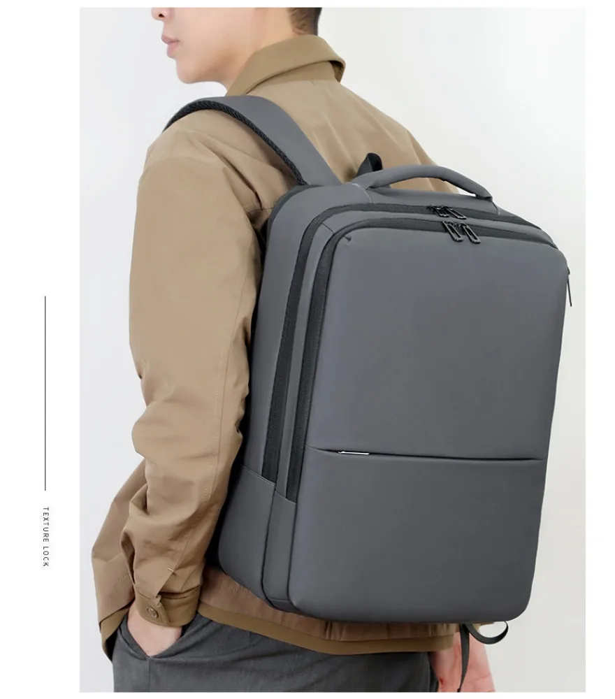 

Business Backpack Men's Premium Sense Multifunctional USB Charging Computer Bag College Student Commuting Versatile Backpack