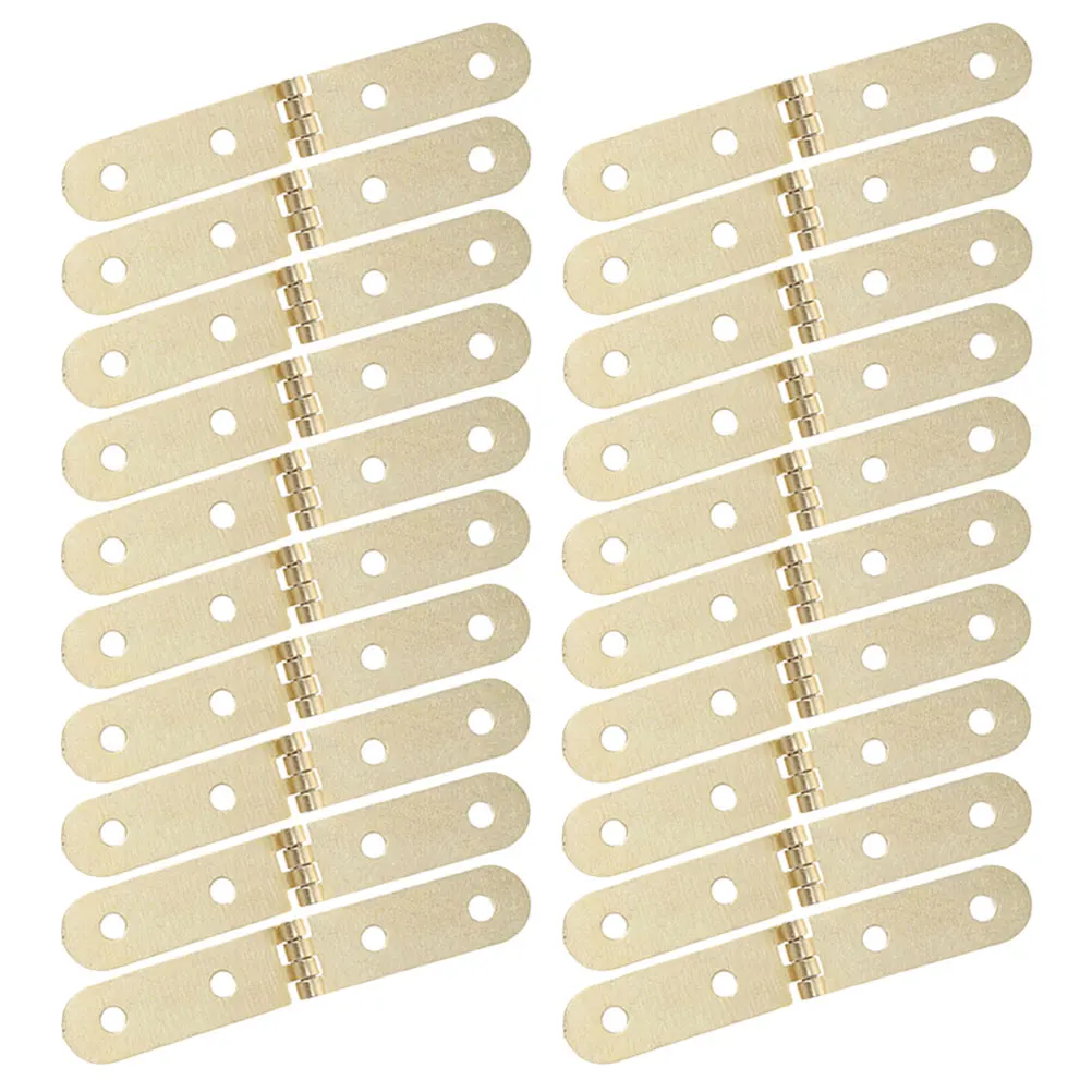 

20pcs Hinges Cabinet Doors Replacement Durable Iron Long Hinges For Cabinet Doors Life Non Rust Smooth Action Jewelry Box Lids