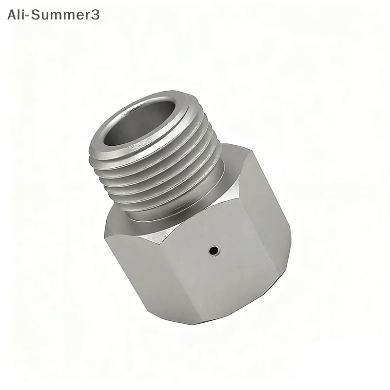 (YY) 1 Set 2025 Neue CO2 Zylinder Soda Wasser Zubehör TR21-4 zu W21.8-14 Konvertieren Adapter Für Aquarium Fisch bier Corny Fass Co2