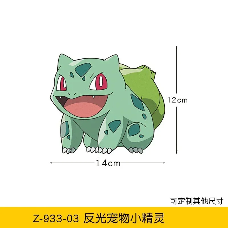 20 Arten Pokemon Autoaufkleber Anime Figur Pikachu Gengar Eevee Charmander Niedliche Cartoon-Puppe Kreative Aufkleber Geburtstagsgeschenke