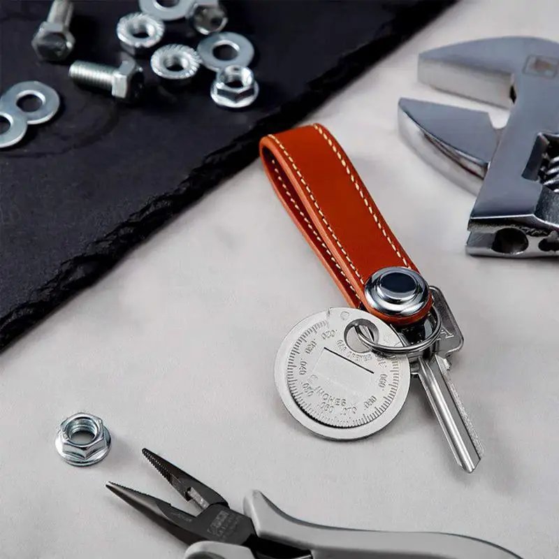 Zündkerze Lücke Gauge Münze-Typ Zündkerze Messwerkzeug Münze-Typ Zündkerze Tester Metall Auto Zubehör Für Motorrad