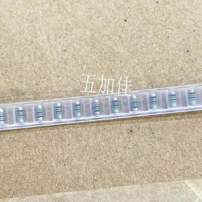 10-100pcs imported SMM02040C4709FB300 47R 1/4W 1% 0204 color ring wafer resistor