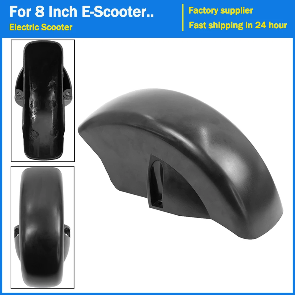 Hight Quality Splash-proof Fender For 8 Inch Electric Scooter Waterproof Front Fender Guard Black Mudguard Replacement Parts