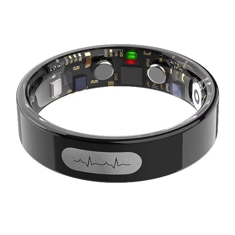 Android Трансграничное Смарт-кольцо Семейный уход Мониторинг Сердечного ритма Сон Здоровье ER08 Носимое кольцо Управление приложением Нержавеющая сталь