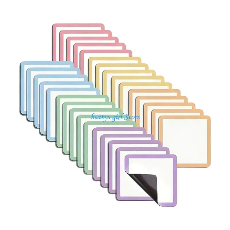C7AB Pack Of 30 Reusing Whiteboard Labels Erasable PVC Labels For Offices Home School And Warehouse Organization