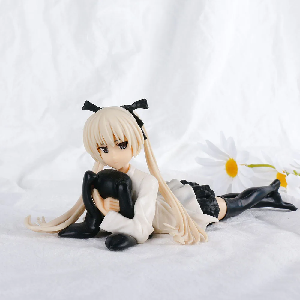 20CM NEW Form Game Yosuga No Sora Lying Character Kasugano Sora Take the Rabbit Cake Decorations Model Kids Toys Birthday Gift