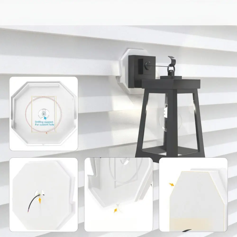 Vertical Lamp Support Plate 8141 For Octagon Electrical Box Side Mounting Hardware Professional Wiring Accessory Tool view 3
