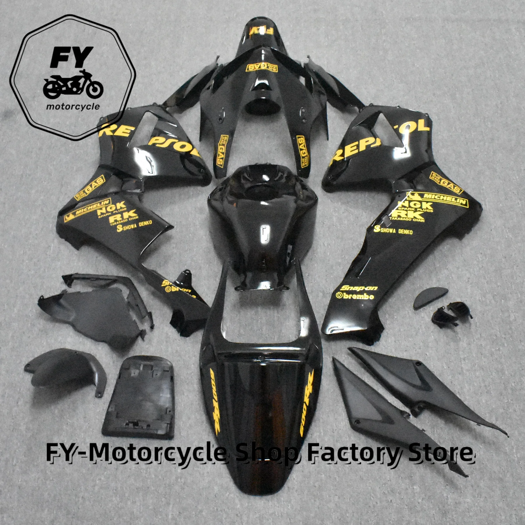 Motorcycle Fairing Kit for Honda CBR600RR CBR600 F5 2005 2006 Plastic Fairings CBR 600 RR 05 06 Shiny Red Orange Bodyframe Cover view 2