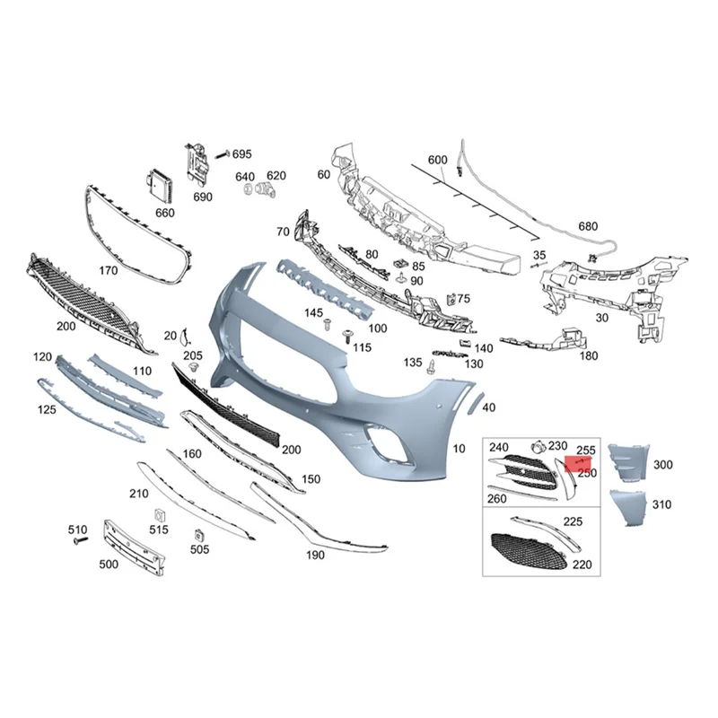 

Накладка на передний бампер хорошо для E-Class W213 C238 2015-2023, автомобильные аксессуары, ярко-черный