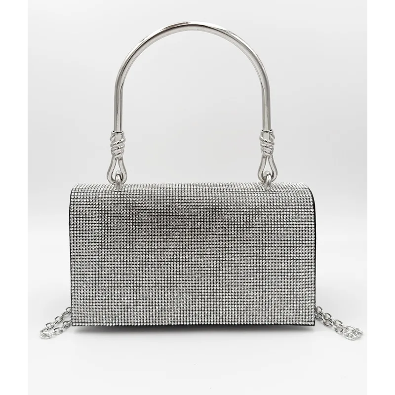 Bolsa de Ombro Brilhante Diamante para Mulheres, Bolsas de Luxo, Versátil Crossbody, Multicolorida, Casual, de Alta Qualidade, Mensageiro, Y2K, Nova