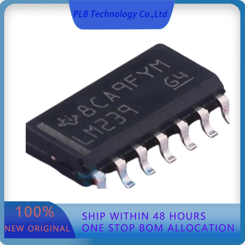 LM239DR LM239  Rail-to-Rail Input Rail-to-Rail Output 2mV 25nA 4 SOIC-14 Comparators Original Stock