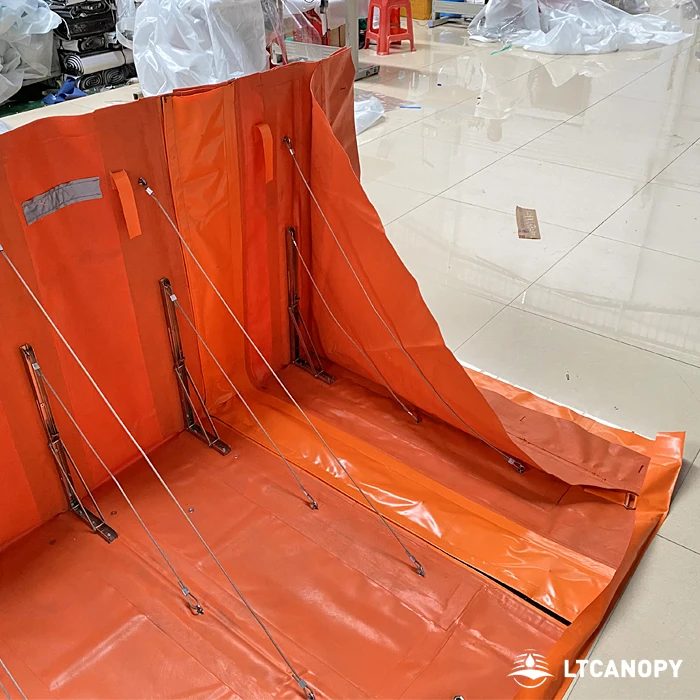 Litong new design upgrade flood protection pvc flood barrier