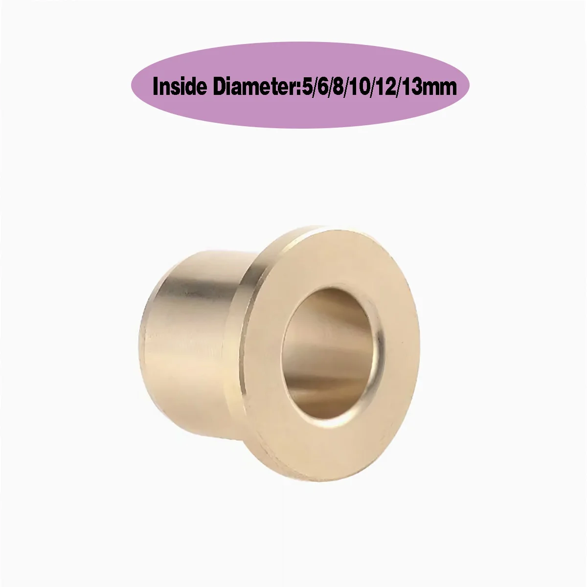 Bronze Sleeve Flange Through-Hole Bearing Bushings M5-M13