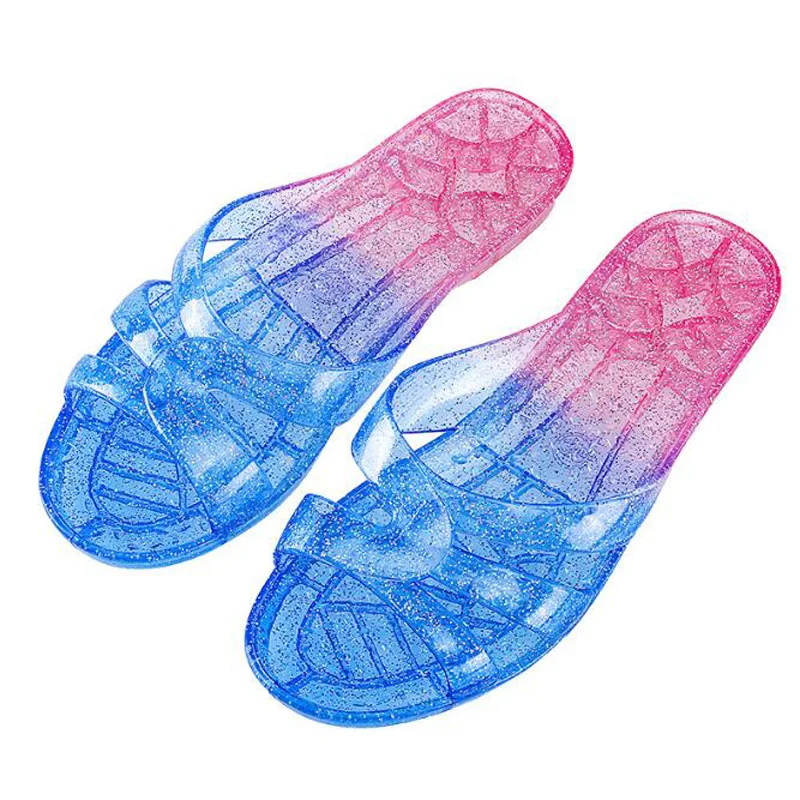 New transparent indoor and outdoor women\'s home slippers