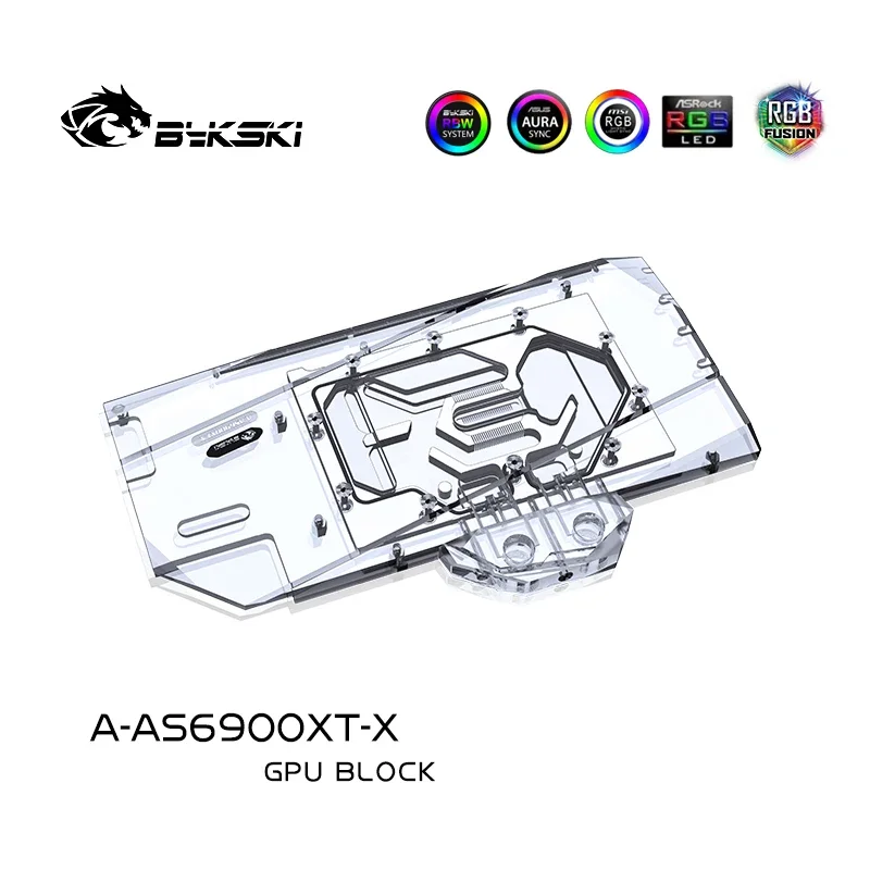 Bykski Water Block Use for ASUS TUF RX6900XT O16G/RX6800XT/ 6950 GAMING GPU Card Cooled/Copper Radiator Coolling ,A-AS6900XT-X