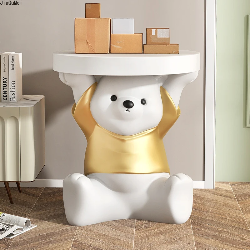 Nordic Vibrant Bear Statue, Tea Table, Home Furnishing, Living Room Decoration, Interior Decoration, Room Decoration, Crafts