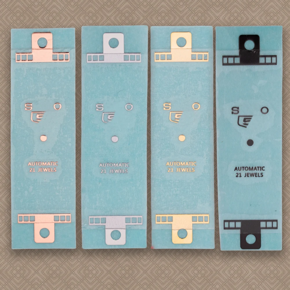 

5S Logo GS S SS 5S Logo Nickel Metal Stickers With Automatic Silvery/Black/Rose/Gold Gold Watch Modification Accessories